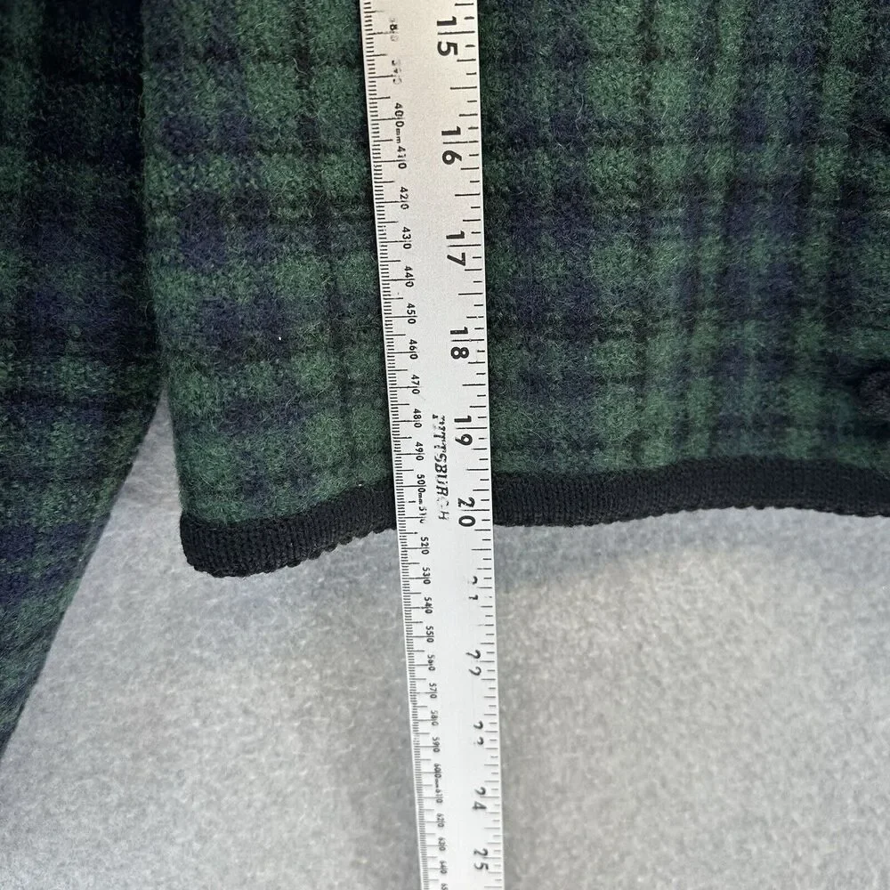 Lands End Womens Knit Sweater Size 10 Regular 100% Wool Button Up Long Sleeve - Picture 5 of 9